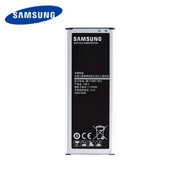 SAMSUNG Orginal EB-BN916BBC 3000mAh Batteri Til Samsung Galaxy NOTE4 N9100 N9106W N9108V N9109V Note 4 Batterier + VE 3202