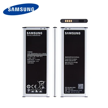 SAMSUNG Orginal EB-BN916BBC 3000mAh Batteri Til Samsung Galaxy NOTE4 N9100 N9106W N9108V N9109V Note 4 Batterier + VE