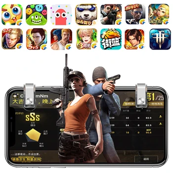 Gamepad Joysticket For PUBG Gaming Udløse Smart-Brand-Knappen Formål Trigger Tast L1R1 Shooter-Controller Til Android, IOS Telefon Spil