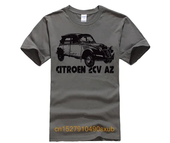 2020 Nye Sommer Mænd Hip Hop t-Shirt 2CV T-Shirt Citroen 2 CV Frankrig Bil Slim T-shirt