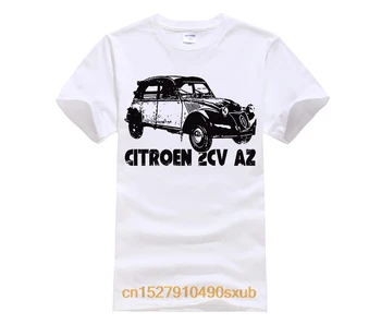 2020 Nye Sommer Mænd Hip Hop t-Shirt 2CV T-Shirt Citroen 2 CV Frankrig Bil Slim T-shirt