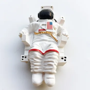 U. S. turist memorial køleskab magnet med en tre-dimensionel astronaut space shuttle hjem doceration 3264