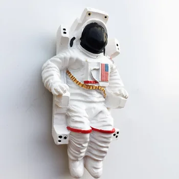U. S. turist memorial køleskab magnet med en tre-dimensionel astronaut space shuttle hjem doceration