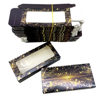 Nye Engros 50stk Karton Papir Kassen til 25mm lange Øjenvipper Engros Billige Bulk Smukke Vipper Opbevaring Emballage
