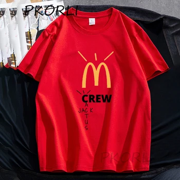 Koreansk Mode McDonald ' s Crew T-Shirt til Kvinder, Mænd Bangtan Drenge T-Shirt Kpop Mcdonalds Sommer Bomuld T-shirts Kvinde Tøj 33620