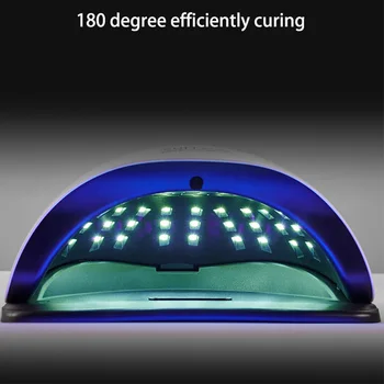 220W LED Nail Lampe Solen X7 Max Gel Lak Tørretumbler LED Phototheraphy Lys Pedicure Manicure Lamper SOLENS UV-Nail-Lampe
