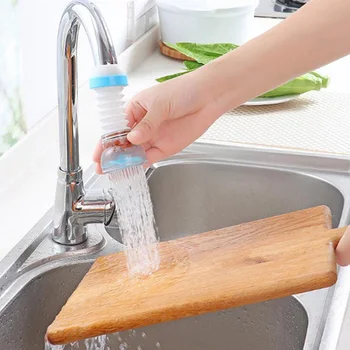 1Pc Bøjelig Rensning af Vand Saver Børn at Vaske hænder Frugt, Grøntsager Enhed Hane Extender Køkken Badeværelse Tilbehør