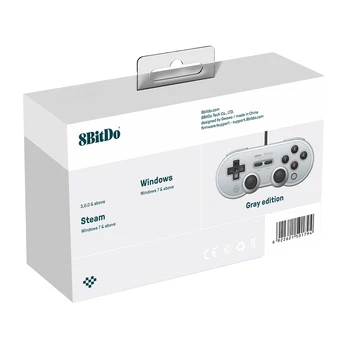 Nye Trådløse Bluetooth-kompatible Controller Remote Gaming 8Bitdo SN30 Pro USB-Kablet Gamepad Konsol Vibrationer Brast Joysticket