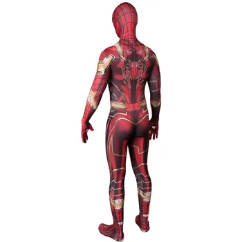 Voksne/Børn Guld Strygejern Kostume 3D-Print Lycra Spandex Homecoming Kostume Bodysuit Halloween cosplay Jumpsuits disfraces de hallowe