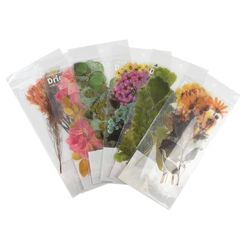 6stk/pack Vintage Retro Grønne Planter, Blomster Dagbog Papirvarer Album Mærkat Tidende Dekorative Sticker DIY Bryllup Scrapbooking