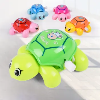 Kreative børn er et urværk legetøj Skildpadde på Kæden Drivkraften Legetøj Forældre-børn Interaktion Pædagogiske Trække Line Reb toy 34925