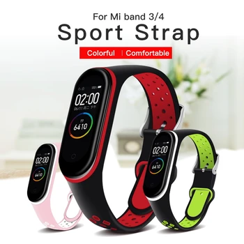 Blød Silikone rem Til Xiaomi mi-band 4 strap watch håndleddet Sport correa Mi band 3 Strap Miband Smart tilbehør