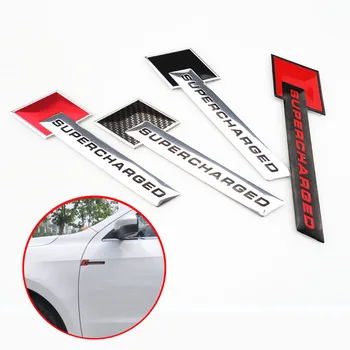 Bil Styling Kompressor Turbo Boost Ilægning af 3D Logo Badge Mærkat for Skoda Octavia Fabia Hurtige Fantastisk Yeti Roomster