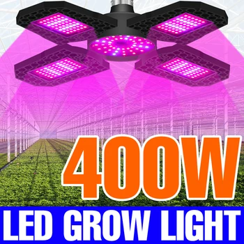 LED vækst Lys, LED Phyto Lampe Fulde spektrum E27 Planter Frø Bombilla 220V 200 300 400 WATT Pære Drivhus Hydroponics Vækst Telt