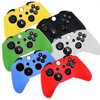 Nye Farverige Gamepad Dække Mode Spil Controller Silikone Gel Tilfælde Dække Huden til Microsoft Xbox, den Ene med 2 Joystick Spil Hætter