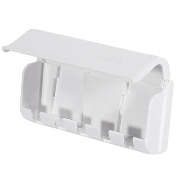 OLET 1 Sæt Kreative Automatisk Tandpasta Dispenser med tandbørsteholder Badeværelse vandafvisende Sticky Tandpasta Squeezer