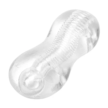 Transparents Mandlige Masturbator TPE Lomme Blødt Jelly Penis Motion Voksen Produkter Sex Shop Sex Legetøj til Mænd