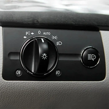 Bilens Instrumentbræt Foran Lygten Skifte-Knap Udskiftning Trim Panel Cover til Mercedes Benz W211 E-Klasse 2003-2008