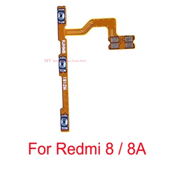 10 STK tænd SLUK Lydstyrke Side-Knappen Nede Flex Kabel Til Xiaomi Mi Redmi 8 8A Redmi8 Volumen Power Flex Kabel-Reservedele 3838