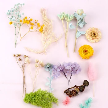 T84A 1 pakke Tørrede Blomster UV-Resin Dekorative, Naturlige Blomster Stickers 3D Tør Skønhed Decal Epoxy Skimmel DIY Påfyldning af at Gøre Håndværk