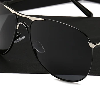 Luksus Mærke Solbriller Mænd Polariseret Linse Overdimensionerede Solbriller Pladsen Nuancer Til Kvinder, Mænd