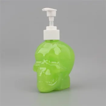 Kreative Kraniet Badeværelse Flydende Sæbe 350ml håndsæbe Gennemsigtig Flaske Shower Gel Shampoo Flaske Indtastningsklare