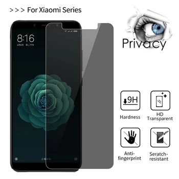 Screen Protector Til Redmi 4 6 Pro 5 Plus 4X 4A 5A 6A Hærdet Glas Til Xiaomi Pocophone F1 Telefon Glas Magic Privatliv Anti-Spy 41736