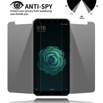 Screen Protector Til Redmi 4 6 Pro 5 Plus 4X 4A 5A 6A Hærdet Glas Til Xiaomi Pocophone F1 Telefon Glas Magic Privatliv Anti-Spy