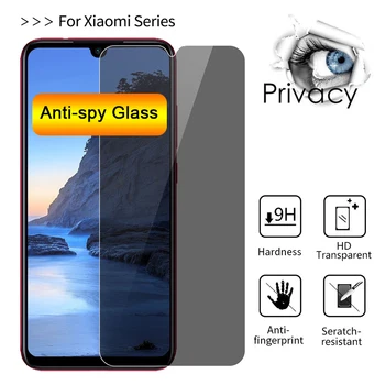 Screen Protector Til Redmi 4 6 Pro 5 Plus 4X 4A 5A 6A Hærdet Glas Til Xiaomi Pocophone F1 Telefon Glas Magic Privatliv Anti-Spy