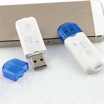 Bluetooth Audio Receiver USB Bluetooth-Adapter Plug And Play-Bil Højttaler Indbygget Mikrofon Opkald Musik i Stereo Bluetooth-Adapter