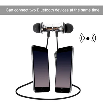 Vococal Fashion In-ear Magnetiske Trådløse Bluetooth-4.2 Hovedtelefon Hovedtelefon Hovedtelefoner til iPhone XS X 8 Xiaomi Huawei, Samsung