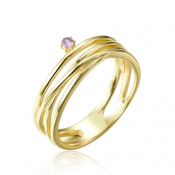 Elegant Wrap Ring 925 Sølv Krystal Populære Fashion Smykker til Kvinder med CZ Ring i Fødselsdagsgave bryllupsfest Engros Smykker 428
