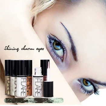 Professionel Skinnende Eye Liners Kosmetik Vandtæt Flydende Glitter Eyeliner, Øjenskygge Pallete Makeup, Skønhed Værktøj Engros-1STK