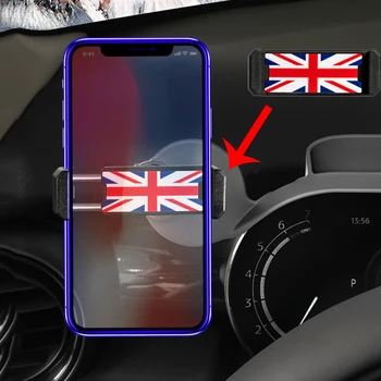 Telefonen Holder I Bil Dashboard Mount GPS holder Til iPhone Telefon Support Mini Cooper Styling Tilbehør 2021 Ny