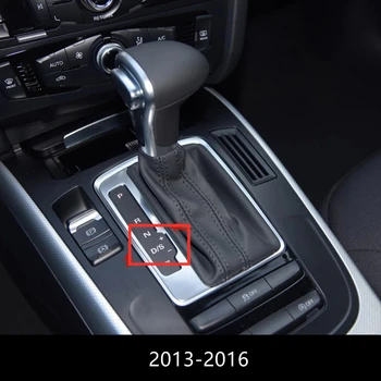 Bil Center Konsol Gear Shift Panel Dekoration, Klistermærke, Trim For Audi-A4-B8 A5 2009-2016 LHD RHD Carbon Fiber Tilbehør