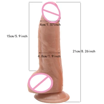 2021 Nye Kvindelige Sex Toy Penis Dildo Sugekop Bølgende Stærk Stimulation Kvindelige Vibrator Dildo Kvindelige Erotiske Legetøj Voksen Produkter