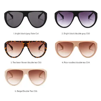 WOENFEL Vintage Solbriller Kvinder Designer Luksus Mærke Solen Briller Retro Klassiske Runde Stor Oval Ramme Rejse Kvindelige Briller