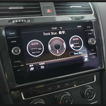 9H hærdet glas film for Volkswagen, vw polo og VW Polo 6 Opdage Medier 8Inch 2018 2019 bil GPS navigation skærm 462