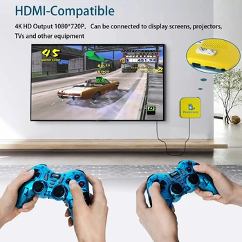 Spillekonsol til PS1/PSP/DC 50000+ Spil Super Konsol WiFi Mini TV-Kid Retro Video Game Spiller Support Trådløse Controllere