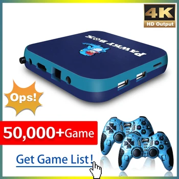 Spillekonsol til PS1/PSP/DC 50000+ Spil Super Konsol WiFi Mini TV-Kid Retro Video Game Spiller Support Trådløse Controllere