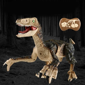 Børn er 2,4 g Wireless Fem Vejs Fjernbetjening Raptor Elektriske Akusto-optisk Simulering af Mekaniske Dinosaur Model Legetøj 4694
