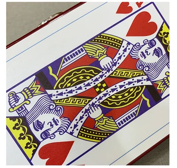 Kvinder Kæde Skulder Crossbody Taske til Kvindelige Sjov Poker Card Fritids-Mode Breve Lille Torv med Trendy Håndtasker Bolsa Feminina 47139