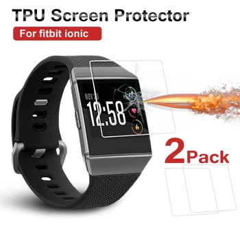 2STK Smart Armbånd HD-eksplosionssikre Skærm Beskyttere For Fitbit Ioniske