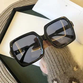 Luxe haute qualité marque design lunettes de soleil femmes lunettes dames carré lunettes de soleil femmes 2020 dégradé steg bleu