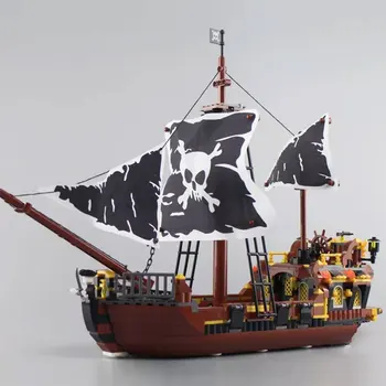 2020 Nye Ideer Pirates of Barracuda Bay 21322 49016 Skib Model Mursten byggesten Mursten Legetøj Kids Fødselsdag Gaver