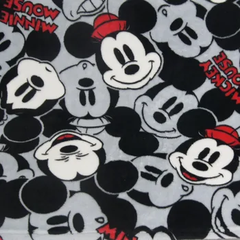 Disney Tegnefilm Mickey Mouse Let Tynd Blød Flannel Hyggelig Varm Smide Tæppe til Børn, Voksne Jul Gifts100x140cm