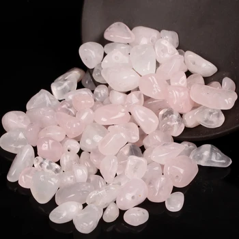 16 Inches Naturligt Uregelmæssige Pink Krystaller Sten Chips Grus Perler Til Smykker at Gøre DIY Armbånd Halskæde Tilbehør. 50430