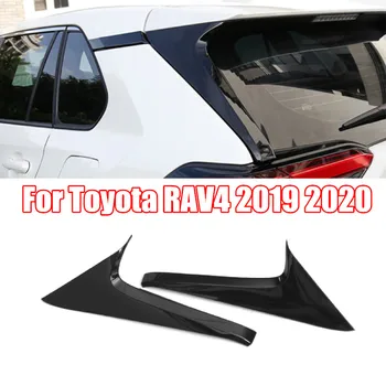 ABS Bil bagrude Spoiler Dækker Forruden sidefløj Trim For Toyota RAV4 RAV 4 XA50 2019 2020 Udvendigt Tilbehør sort 51195