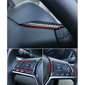 Carbon Fiber Rattet Dekoration Cover Frame Trim for Nissan Rogue Altima Sentra Spark BLAD Versa Tilbehør