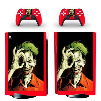 Joker PS5 Digital Edition Hud Decal Sticker Cover til PlayStation 5 Konsol og Controllere PS5 Hud Vinyl